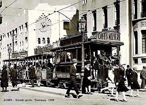 Alger - Grande Poste - Tramways -1926